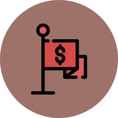 Dolar simgesi ile dolar işareti