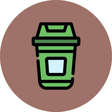 vektör kahve bardağı simgesi