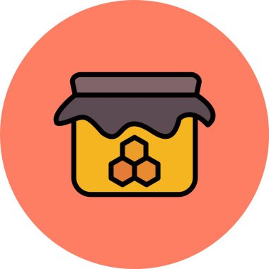 Moda biçimi izole edilmiş arkaplanda bal peteği simgesi