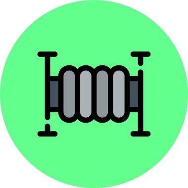 Benzersiz davul vektör simgesi