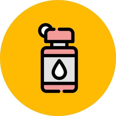 vektör şişe simgesi, vektör illüstrasyonu