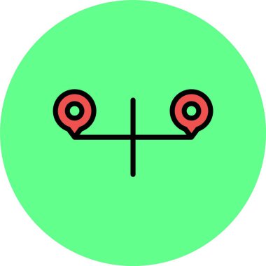 güzel konum vektör simgesi