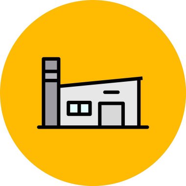 Beyaz arkaplanda izole edilmiş, modaya uygun düz stil ikonu.