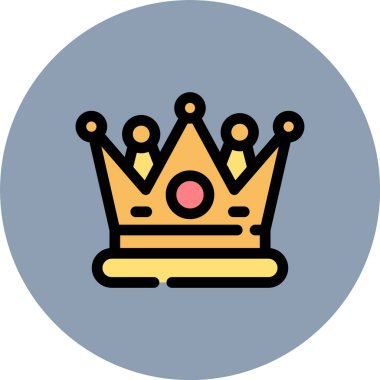Web kullanımı için Crown Basit Vektör Simgesi