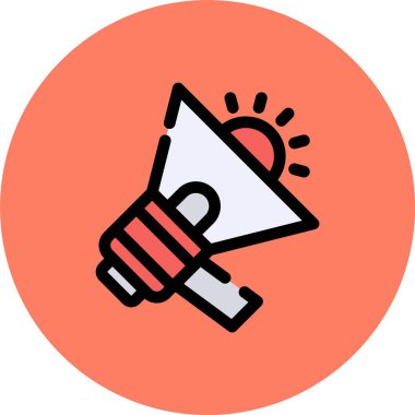 vektör sözcüsü Simgesi illüstrasyonu