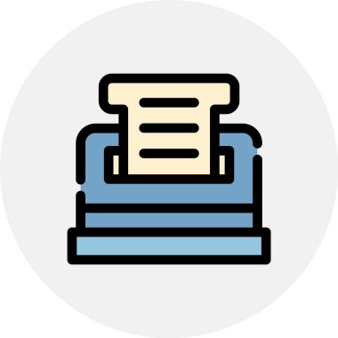 Bir sandalye simgesinin vektör illüstrasyonu