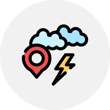 Hava simgesinin vektör illüstrasyonu