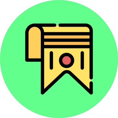 kamera simgesi renk dış hat vektörü