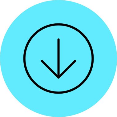 Eşsiz Pusula Satır Vektörü Simgesi