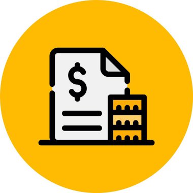 kişisel ve ticari kullanım için para vektörü simgesi simgesi vektör çizimi..