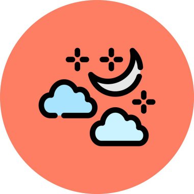 Bulut. Web simgesi basit tasarım