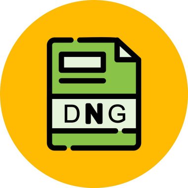 dosya biçimi simgesi, vektör illüstrasyonu