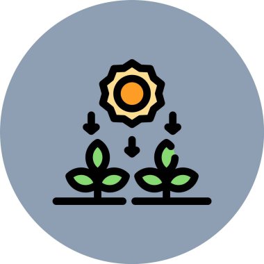 beautiful flower vector line icon