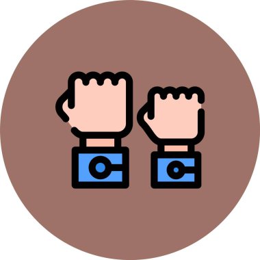 İnsan simgesinin vektör illüstrasyonu