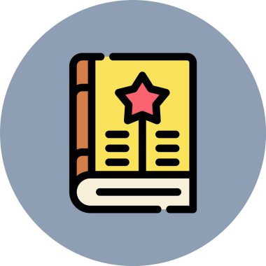 kitap simgesi vektör illüstrasyonu