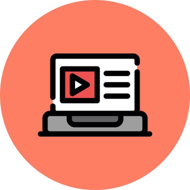 vektör dizüstü simgesi illüstrasyonu