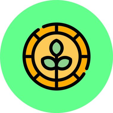 beautiful flower vector line icon