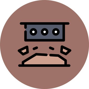 Kamera. Web simgesi basit illüstrasyon