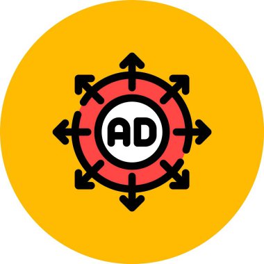 seo modern simgesinin vektör illüstrasyonu