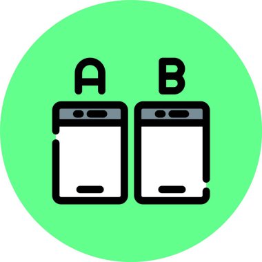 2 e 2 b 2 b simgesi beyaz arkaplanda izole edildi