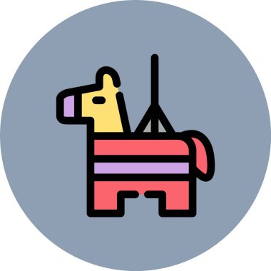 At vektör çizim simgesi