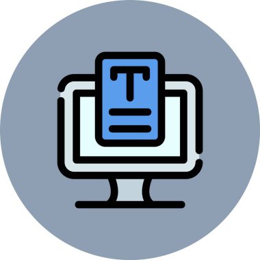 Web simgesi, vektör illüstrasyonu