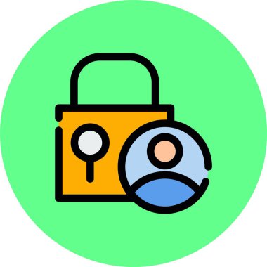 Kamera simgesi renk dış hat vektörü