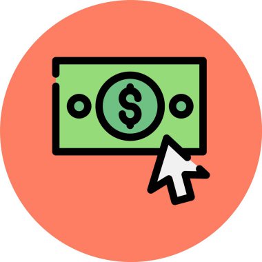 Web kullanımı için Basit Vektör Simgesine Öde