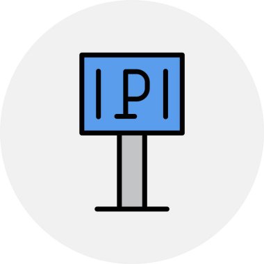 Bir bayrak simgesinin vektör illüstrasyonu