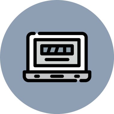 Web simgesi vektör illüstrasyonu