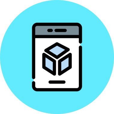 Vektör Mobil simge illüstrasyonu