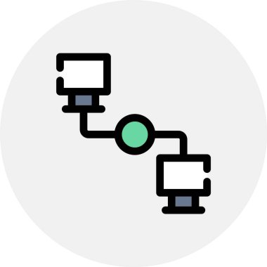 Ağ web simge vektör çizim