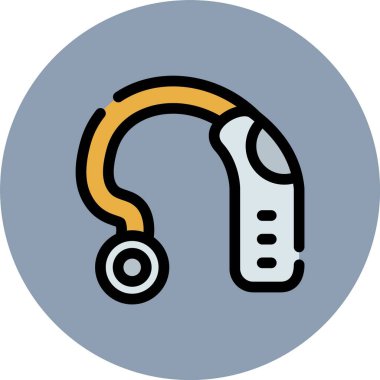 Web için vektör kulaklık simgesi