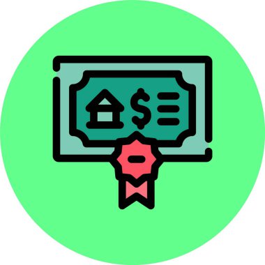 Dolar simgesi vektör illüstrasyonu