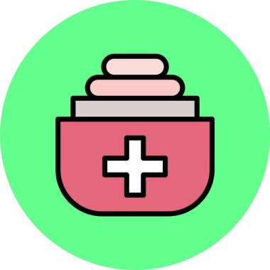 vektör tıbbi simgesi illüstrasyonu