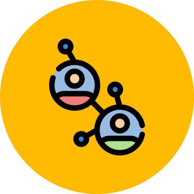 Güzel vektör çizgisi simgesi