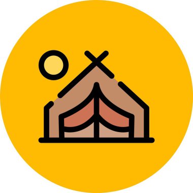 güzel ev vektör çizgisi simgesi