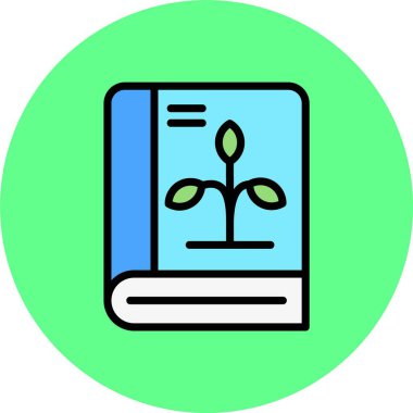 kitap simgesi, vektör illüstrasyonu