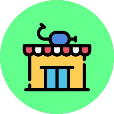 Yapı simgesinin vektör illüstrasyonu