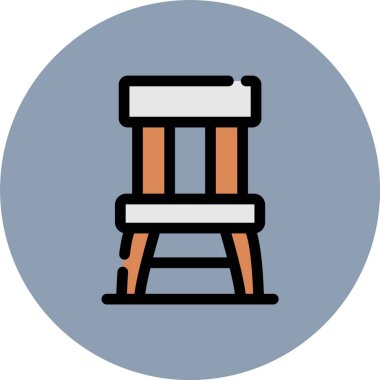 sandalye simgesi çizimi