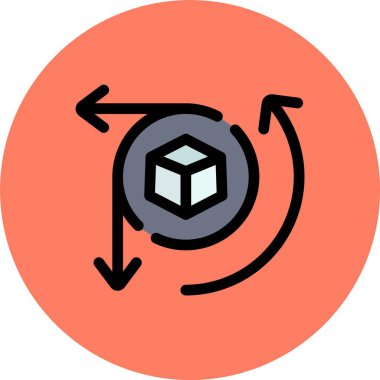 Seo simgesinin vektör illüstrasyonu