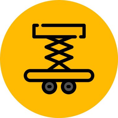 Kaykay simgesinin vektör illüstrasyonu