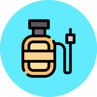 İllüstrasyon yağ pompası simgesi