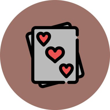 kalp simgesi, vektör illüstrasyonu