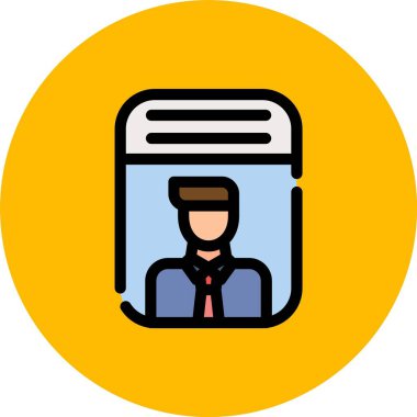 Çanta simgesi olan adam, taslak biçimi