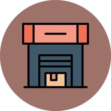 Mobilya simgesinin vektör illüstrasyonu