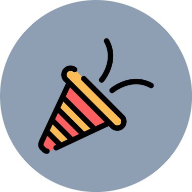 vektör koni simgesi illüstrasyonu