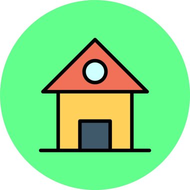 Yapı simgesinin vektör illüstrasyonu