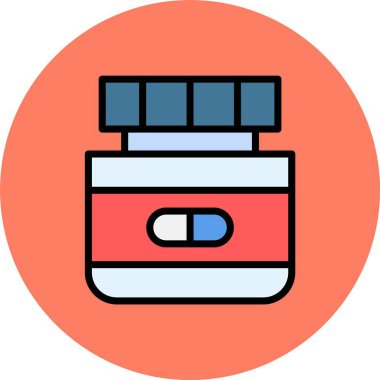 Tıp ve sağlık sembolünün vektör illüstrasyonu