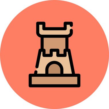 anıt simge vektör çizim